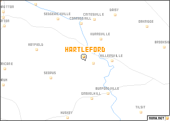 map of Hartle Ford