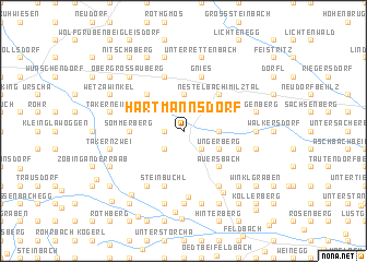 map of Hartmannsdorf