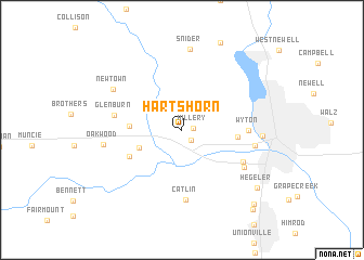 map of Hartshorn