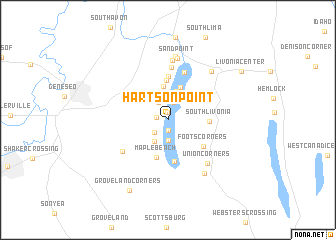 map of Hartson Point