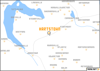 map of Hartstown