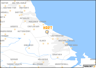 map of Hart