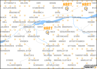 map of Hart