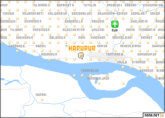 map of Hārupur