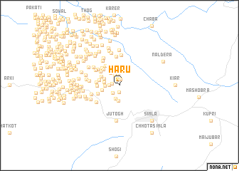 map of Haru