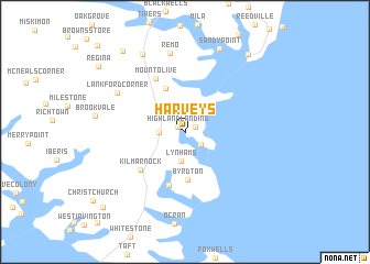 map of Harveys