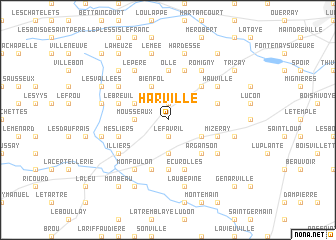 map of Harville