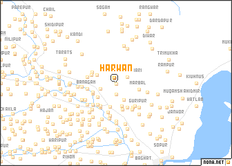 map of Harwan