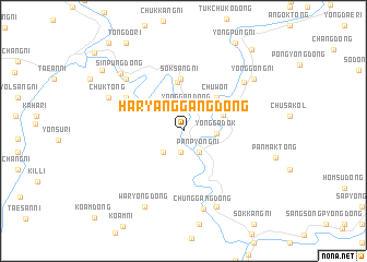 map of Haryanggang-dong