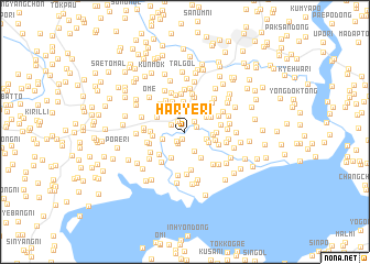 map of Harye-ri