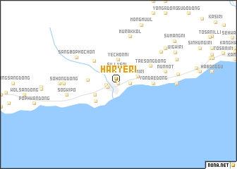 map of Harye-ri