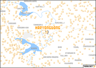 map of Haryong-dong