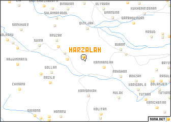 map of Harzalah