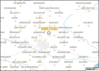 map of Harzrigi