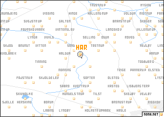 map of Hår