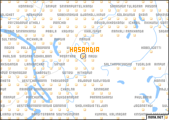 map of Hāsāmdia