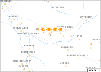 map of Ḩasan Aḩmad