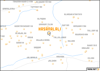 map of Ḩasan al ‘Alī
