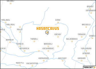 map of Hasançavuş