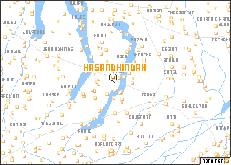map of Hasan Dhīndah