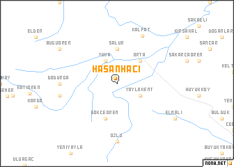 map of Hasanhacı