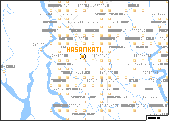 map of Hāsānkāti