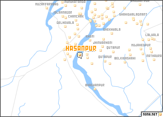 map of Hasanpur