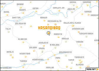 map of Ḩasan Qibāq