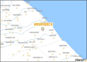 map of Hǝsǝnqoca