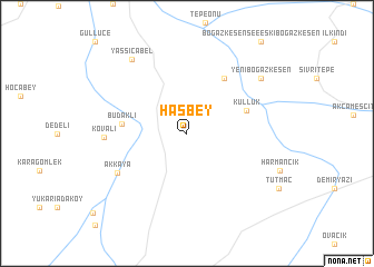 map of Hasbey