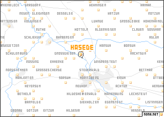 map of Hasede