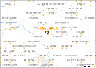 map of Haselbach