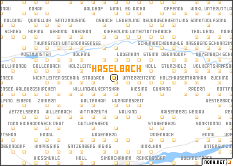 map of Haselbach