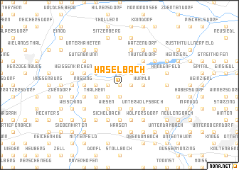 map of Haselbach