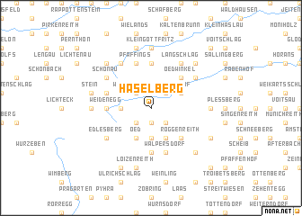 map of Haselberg