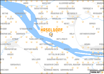 map of Haseldorf