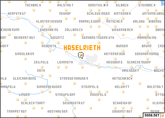 map of Häselrieth