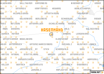 map of Hasenmahd