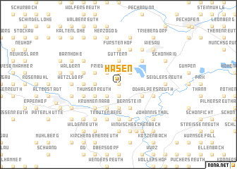 map of Hasen