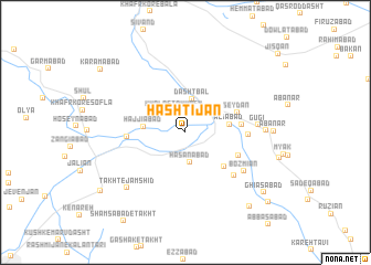 map of Hashtījān