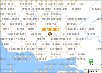 map of Hāsimpur