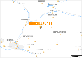 map of Haskell Flats