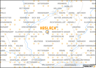 map of Haslach