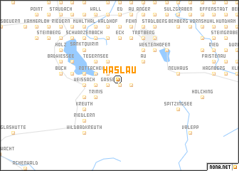 map of Haslau