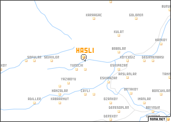 map of Haslı