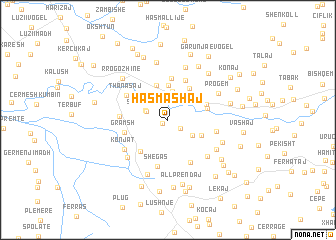 map of Hasmashaj