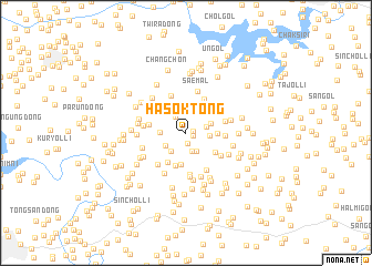 map of Hasŏk-tong