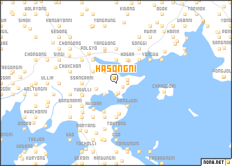 map of Hasong-ni