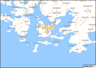 map of Haso-ri