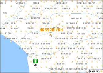 map of Ḩassānīyah